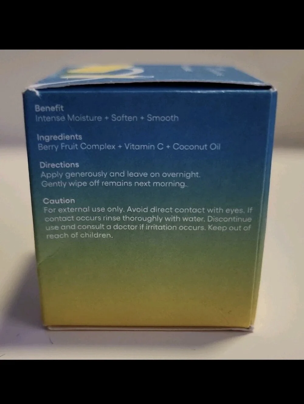 LANEIGE Lip Sleeping Mask Swirl Blue Lemonade Intense Moisture 0.70 oz, NIB